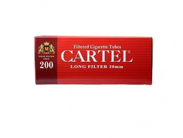Гильзы (200 шт) CARTEL - LONG FILTER