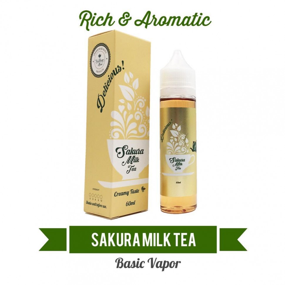 Basic Vapor - Sakura milk tea 60ml