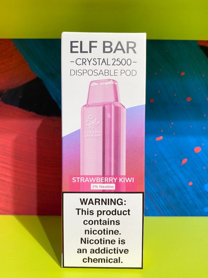 Одноразовый ELF BAR CRYSTAL 2500 затяжек 2% 10 вкусов